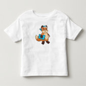 キツネとナイトキャップ トドラーTシャツ (正面)