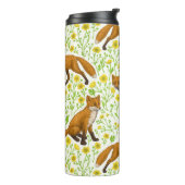 キツネとナチュラルホワイトのバターカップ タンブラー (回転左)