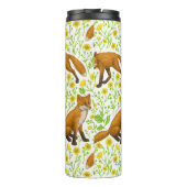 キツネとナチュラルホワイトのバターカップ タンブラー (裏面)