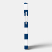 キツネとネイビーストライプズのiPadケース Case-Mate iPhoneケース (裏面 / 左)