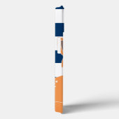 キツネとネイビーストライプズのiPadケース Case-Mate iPhoneケース (裏面 / 右)