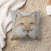 キツネとハウンズピロー クッション (ブランケット)