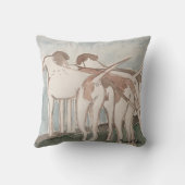 キツネとハウンズピロー クッション (裏面)