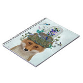 キツネとバタフライベルジャー ノートブック (左側)