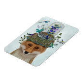 キツネとバタフライベルジャー マグネット (左側)