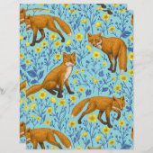 キツネとバターカップのプールブルー (正面/裏面)