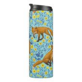 キツネとバターカップのプールブルー タンブラー (回転右)