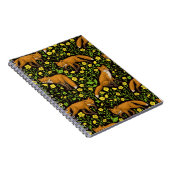 キツネとバターカップの黒 ノートブック (右側)