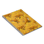 キツネとバターカップをオレンジ色に ノートブック (右側)