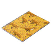 キツネとバターカップをオレンジ色に ノートブック (左側)