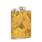 キツネとバターカップをオレンジ色に フラスク (右)