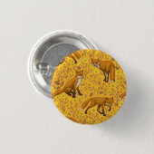 キツネとバターカップをオレンジ色に 缶バッジ (正面&裏面)