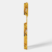 キツネとバターカップをオレンジ色に iPhoneケース (右側面)