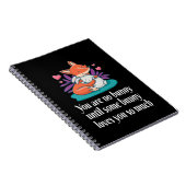 キツネとバニー夫婦が平和の友を愛 ノートブック (右側)