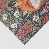 キツネとフォックスグローブフラワーズウィリアムインスパイアモリス 薄葉紙 (詳細)