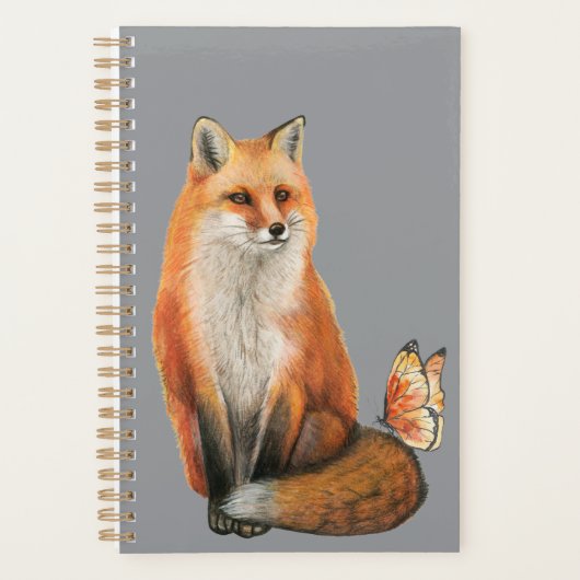 キツネとフラッタ プランナー手帳 (正面)