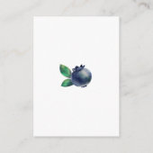 キツネとブルーベリー – ベビー用の本 エンクロージャーカード (裏面)