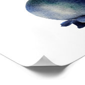 キツネとベリー歓迎ベビーシャワー ポスター (角)