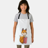 キツネとポップコーン エプロン (インサイチュ)