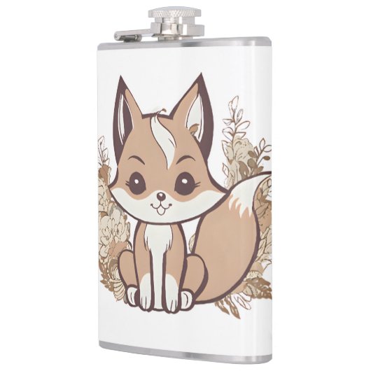 キツネとマグカの冒険 フラスク (左)