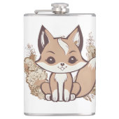 キツネとマグカの冒険 フラスク (正面)