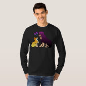 キツネとロットワイラー Tシャツ (正面フル)