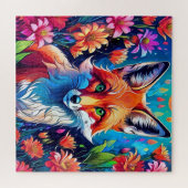 キツネと花 ジグソーパズル (横)