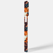 キツネと葉のパターン Case-Mate iPhoneケース (裏面 / 右)