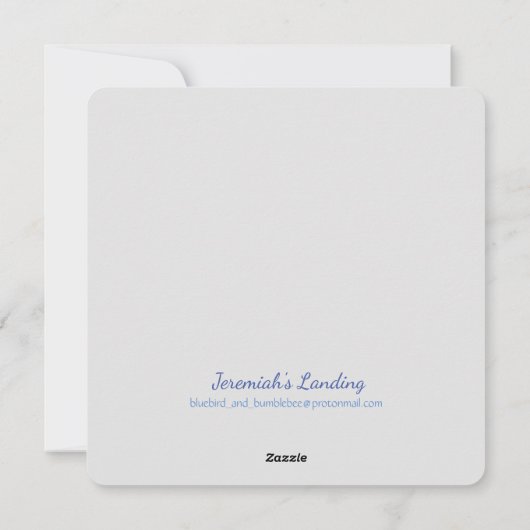 キツネと風 シーズンカード (裏面)