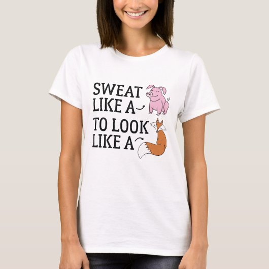 キツネのように見える Tシャツ (正面)