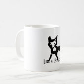 キツネのように コーヒーマグカップ (正面左)