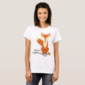 キツネのイラストレーションTシャツ Tシャツ (正面フル)