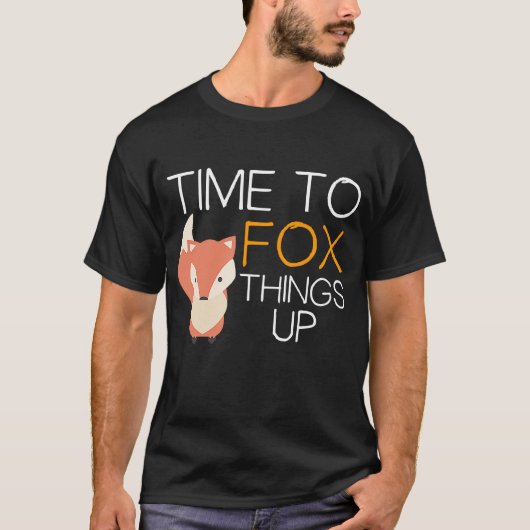 キツネのキツネ時間 Tシャツ (正面)