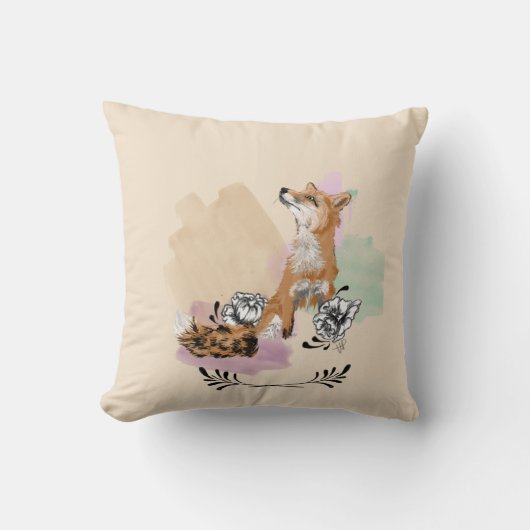 キツネのクッション クッション (正面)