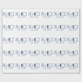 キツネのクリスマスの覆いが付いている地球の平和 ラッピングペーパー (フラット)