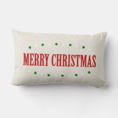 キツネのクリスマス枕 ランバークッション (裏面)