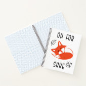 キツネのサクおもしろいレイナード動物ビクセン ノートブック (内部)