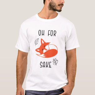 キツネのサクおもしろいレイナード動物ビクセン Tシャツ