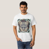 キツネのスケッチTシャツ Tシャツ (正面フル)