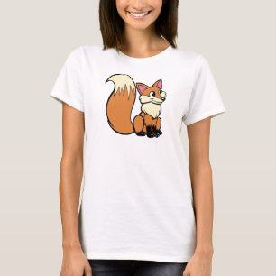 キツネのデザイン Tシャツ