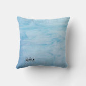 キツネのパーソナライズな枕 クッション (裏面)