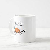 キツネのマグカップ きつね マグカップ おもしろ グッズ (正面左)