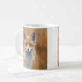 キツネのマグカップ コーヒーマグカップ (正面左)