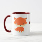 キツネのマグ マグカップ (左)