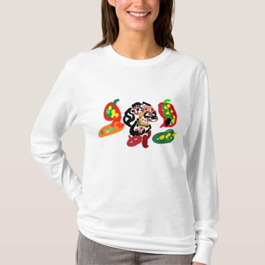 キツネのマークの秋 Tシャツ (正面)