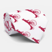 キツネのライダーのヴィンテージのバイク ネクタイ (ロール)