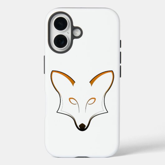 キツネのロゴ iPhone 16ケース Case-Mate iPhoneケース (裏面)