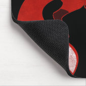 キツネのヴィンテージのデザインのマウスパッド マウスパッド (コーナー)