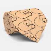 キツネの休息 ネクタイ (ロール)