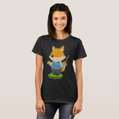 キツネの先生ポインター Tシャツ (正面フル)